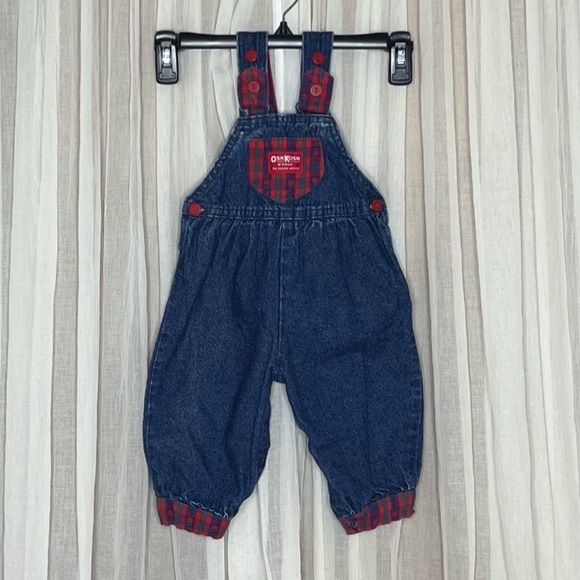 Vintage OshKosh B’Gosh Bubble Overalls 12 Month